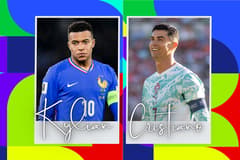 Cristiano Ronaldo, Kylian Mbappe, World Cup