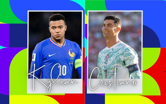 Cristiano Ronaldo, Kylian Mbappe, World Cup