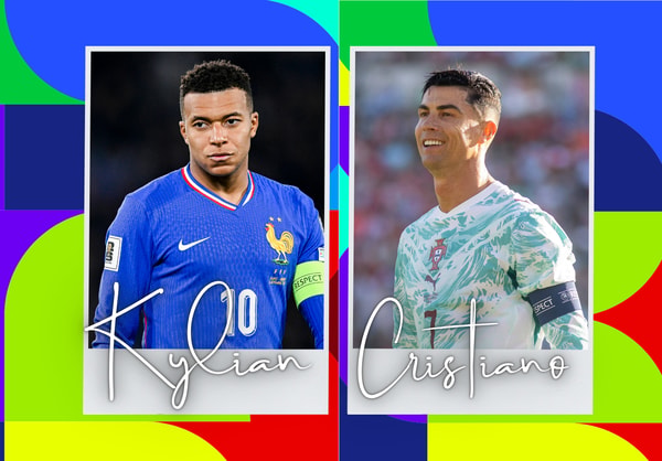 Cristiano Ronaldo, Kylian Mbappe, World Cup