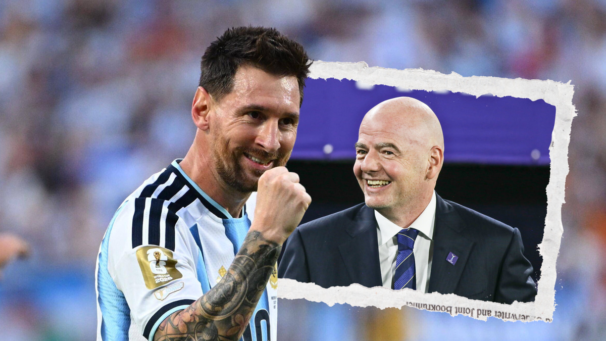 Lionel Messi, Gianni Infantino