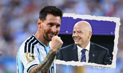 Lionel Messi, Gianni Infantino