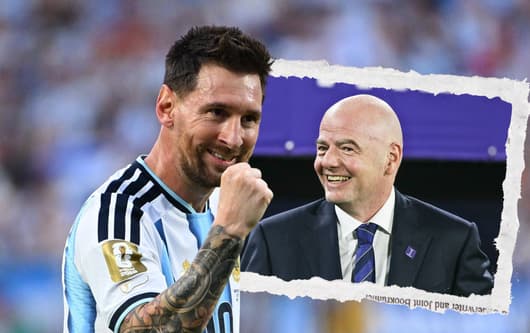 Lionel Messi, Gianni Infantino