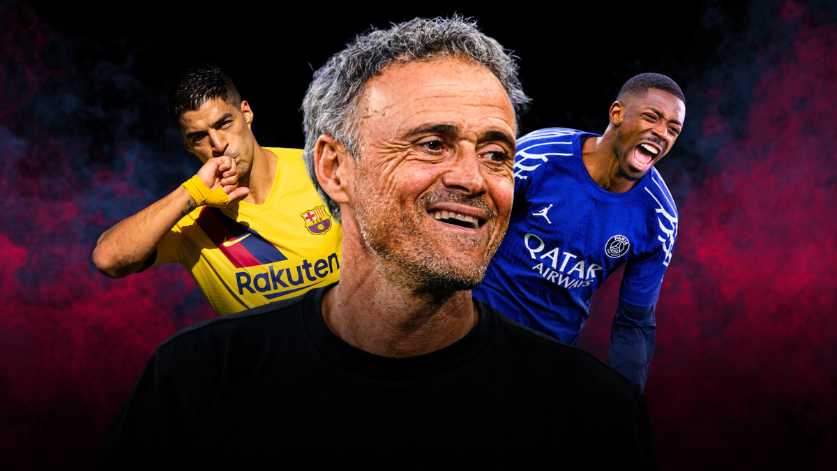 Luis Enrique, Luis Suarez, Ousmane Dembele