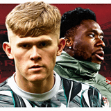 Lewis Hall, Alphonso Davies, Man Utd