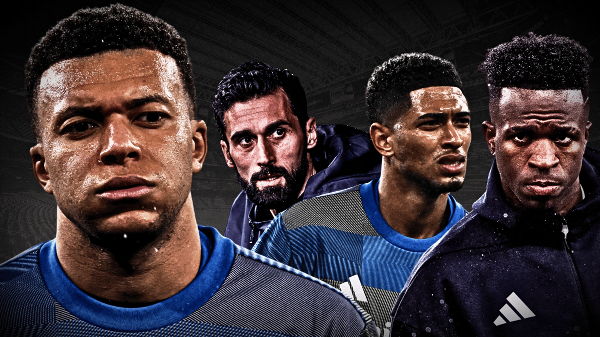 Kylian Mbappe, Alvaro Arbeloa, Jude Bellingham, Vinicius Jr, Real Madrid