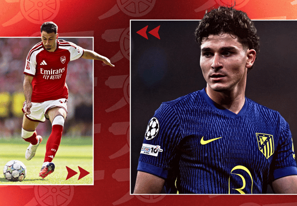 Gabriel Martinelli, Julian Alvarez, Arsenal