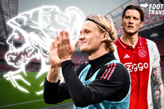 Wout Weghorst, Kasper Dolberg, Ajax