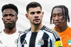 Vinicius Jr, Bruno Guimaraes, Yan Diomande