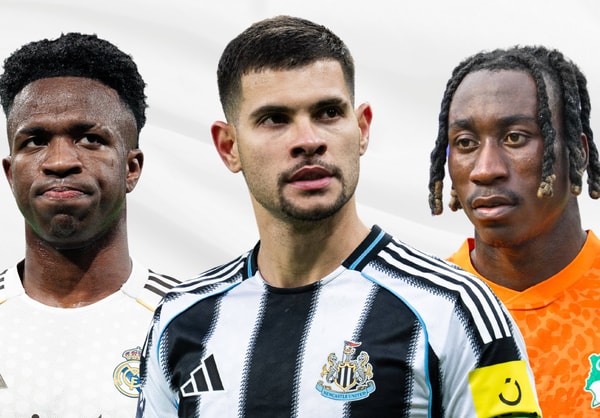 Vinicius Jr, Bruno Guimaraes, Yan Diomande