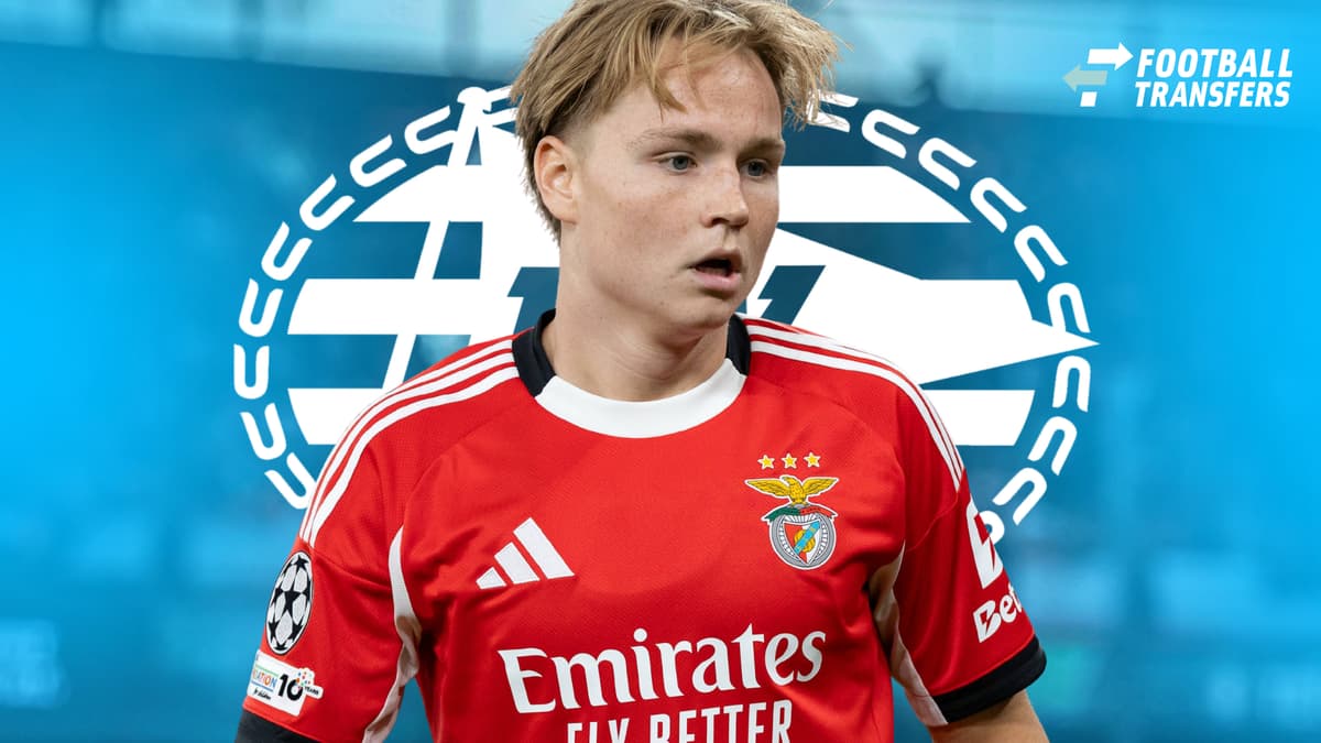 Andreas Schjelderup, Benfica, PSV