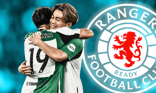 Ayase Ueda, Julián Carranza, Rangers FC