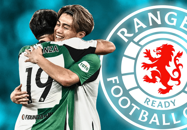 Ayase Ueda, Julián Carranza, Rangers FC