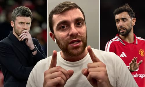 Fabrizio Romano, Michael Carrick, Bruno Fernandes, Man Utd