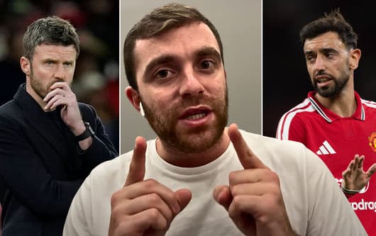 Fabrizio Romano, Michael Carrick, Bruno Fernandes, Man Utd