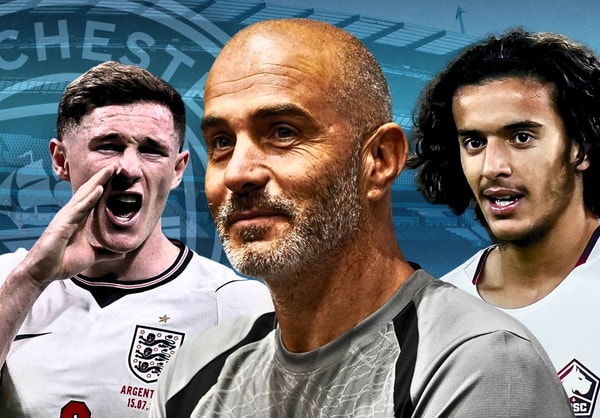 Elliot Anderson, Enzo Maresca, Ayyoub Bouaddi, Man City