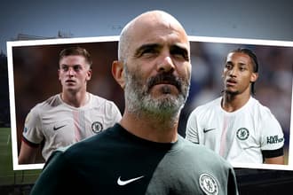 Enzo Maresca, Liam Delap, Joao Pedro, Chelsea