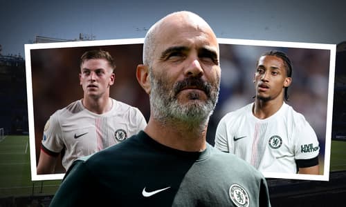 Enzo Maresca, Liam Delap, Joao Pedro, Chelsea