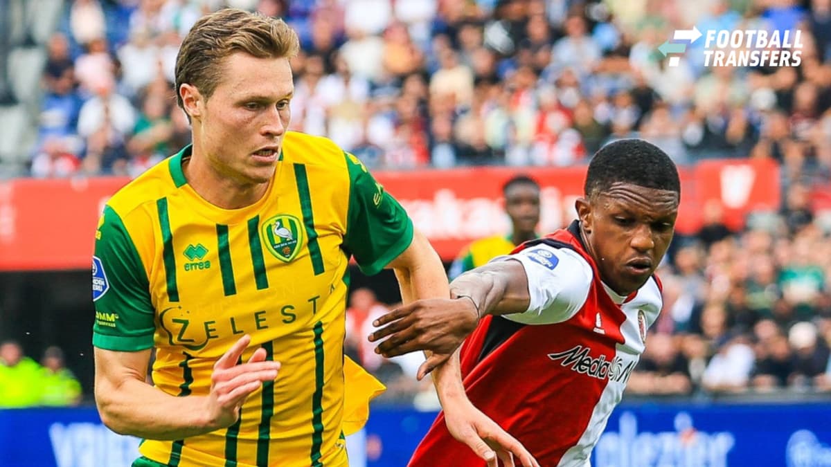 ROTTERDAM , 30-08-2026. Stadion de Kuip , season 2026 2027 , Dutch Eredivisie Football , match between Feyenoord and ADO Den Haag , picture shows, Milan Hokke and Givairo Read Feyenoord - ADO  x206244596x Copyright: