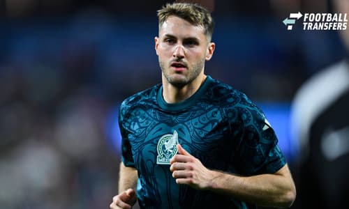 RECORD DATE NOT STATED IV CONCACAF NATIONS LEAGUE 2024-2025 Canada vs Mexico Santiago Gimenez of Mexico during the Semifinal match between Canada and Mexican national team, Nationalteam (Mexico) as part Final Four of the Concacaf Nations League 2024...