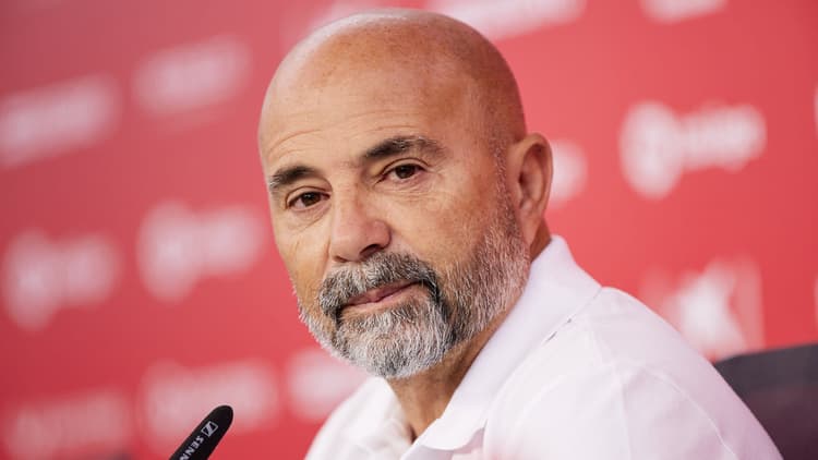 Jorge Sampaoli, de opvolger van de ontslagen Julen Lopetegui bij Sevilla.