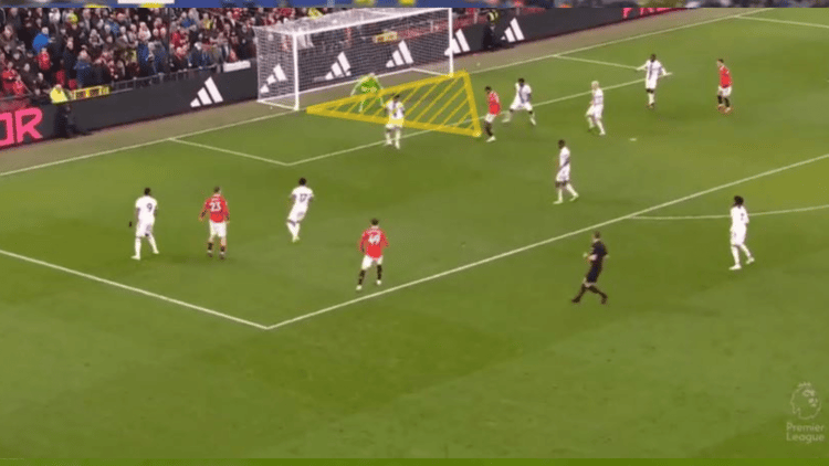 Rashford has the whole goal to aim for