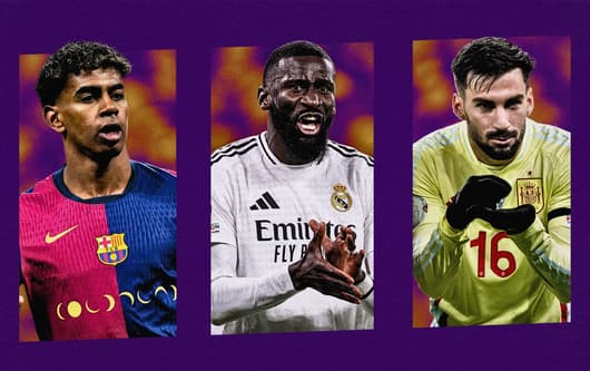 Lamine Yamal, Antonio Rudiger, Alex Baena