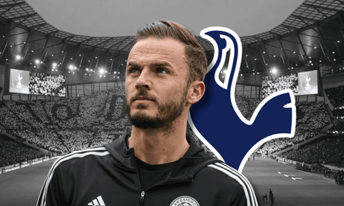James Maddison, Tottenham, centered