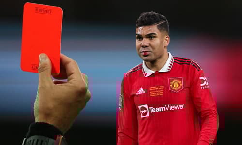 Casemiro, red card, Man Utd, 2022/23