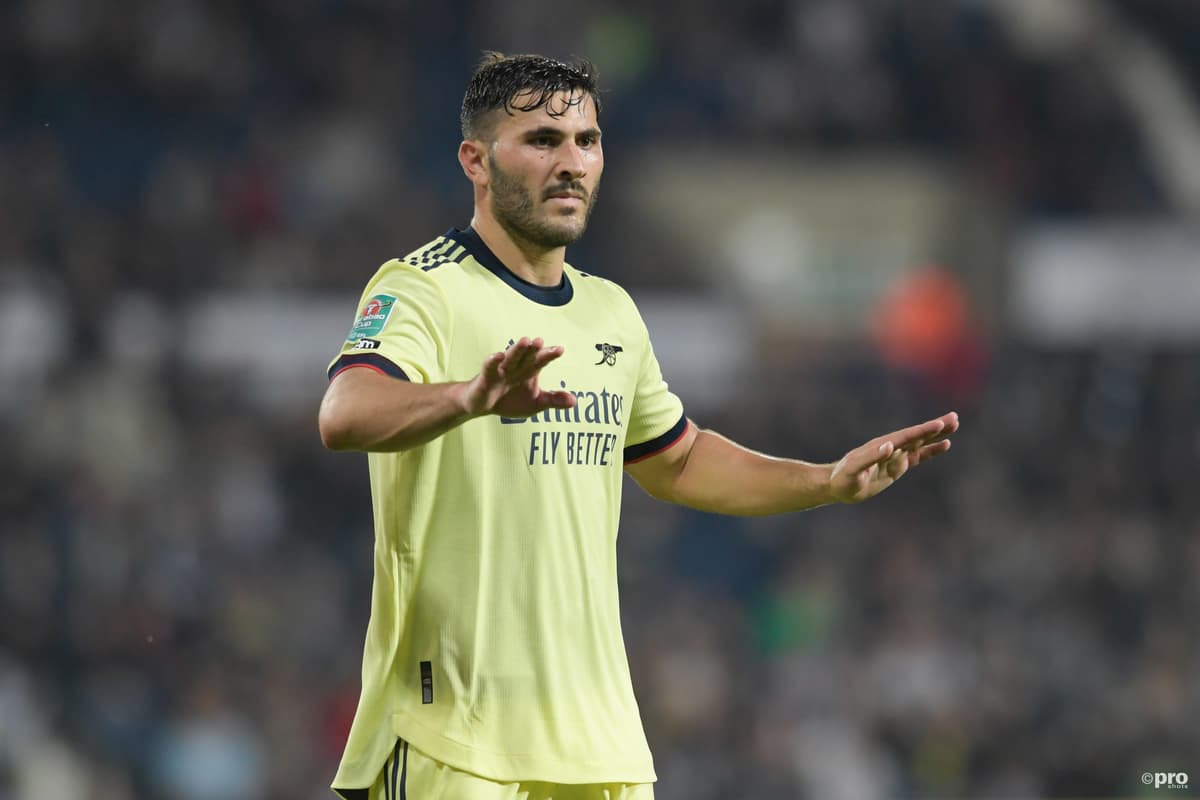 Sead Kolasinac playing for Arsenal, 2021/22