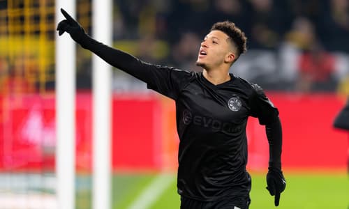 Jadon Sancho has completed his move to Manchester United