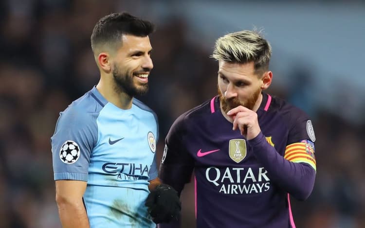 Aguero drops Messi stay hint during Barcelona presentation