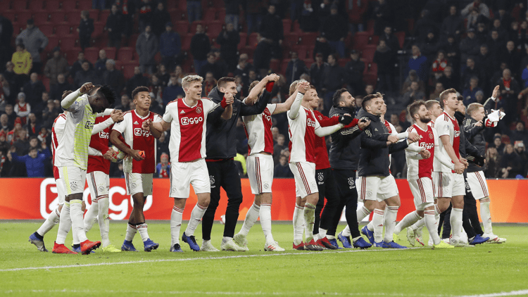 Ajax kende onder aanvoering van Erik ten Hag grote successen, bijvoorbeeld in het seizoen 2018/19