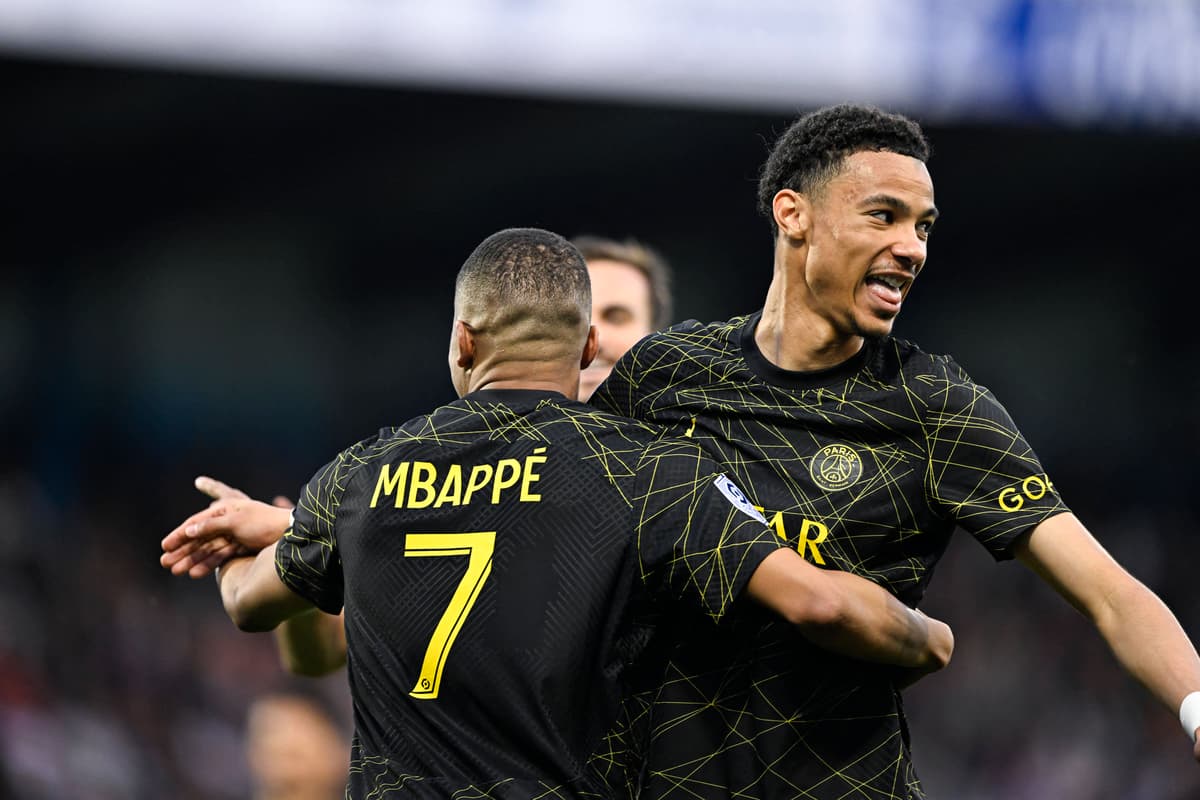 Hugo Ekitike, Kylian Mbappe, PSG
