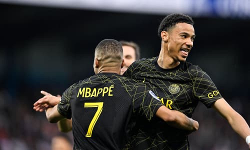Hugo Ekitike, Kylian Mbappe, PSG