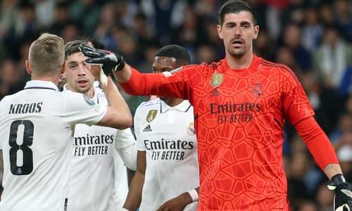 Real Madrid's Thibaut Courtois