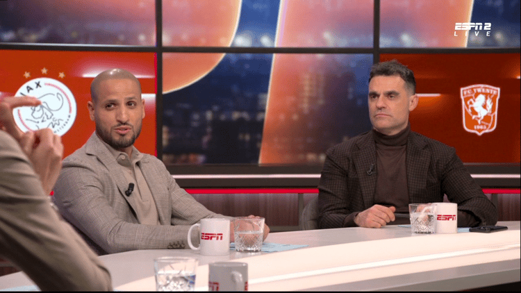 Karim El Ahmadi en Kenneth Perez bij Dit was het Weekend van ESPN.