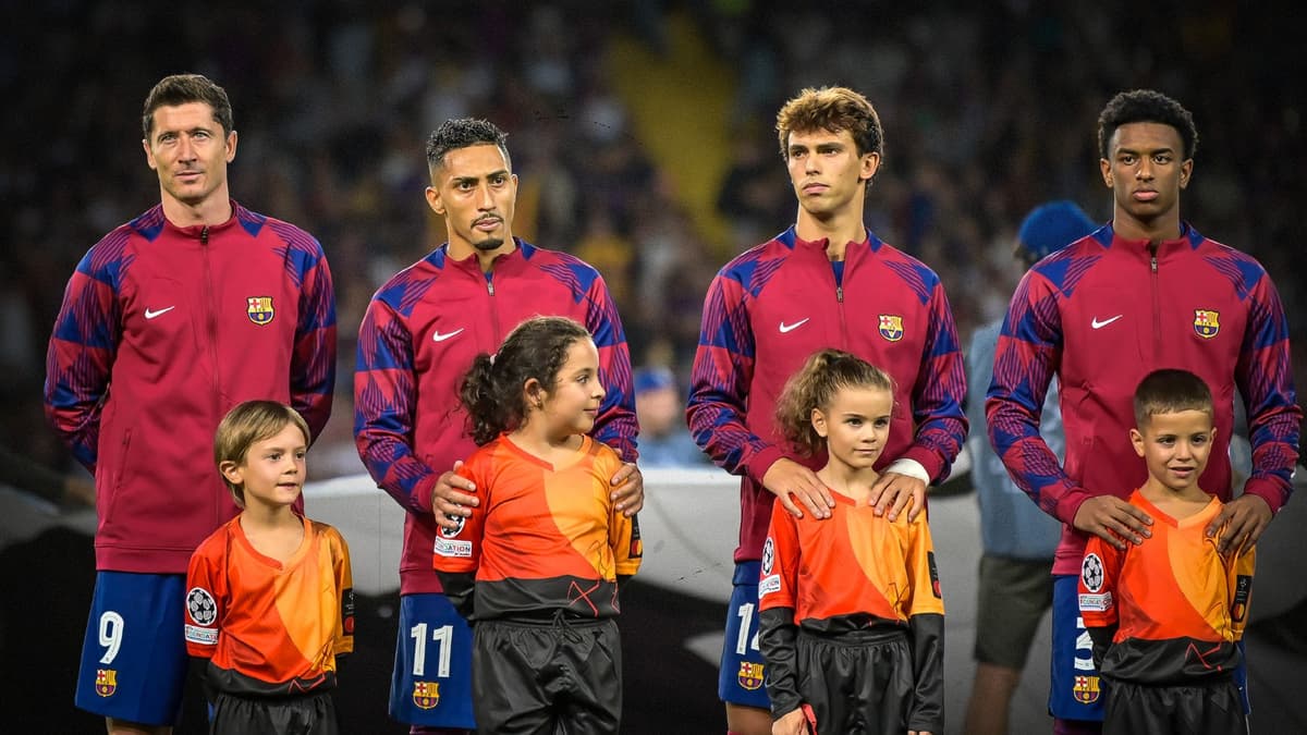 Robert Lewandowski, Raphinha, Joao Felix, Alejandro Balde, Barcelona, 2023/24