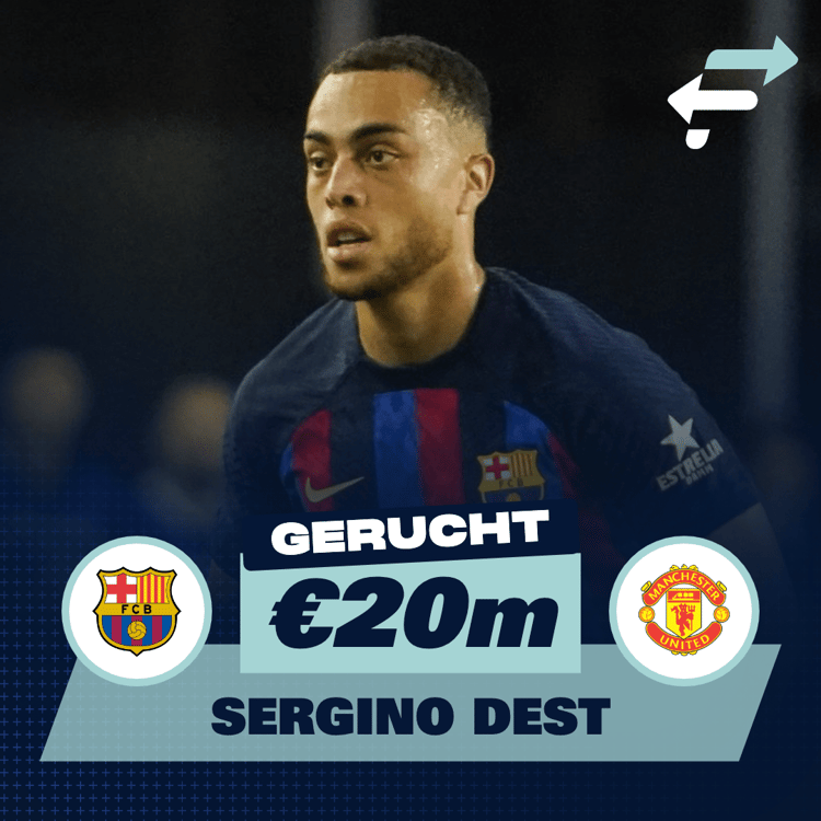 Sergino Dest, gerucht Manchester United