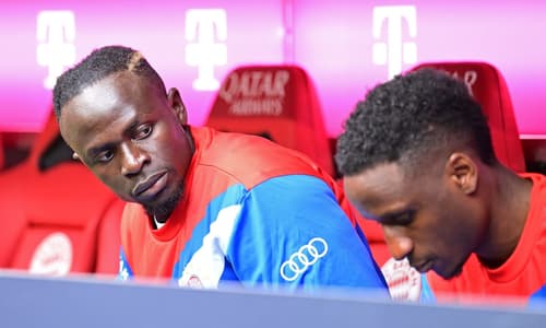 Sadio Mane finds himself as a substitute at Bayern Munich