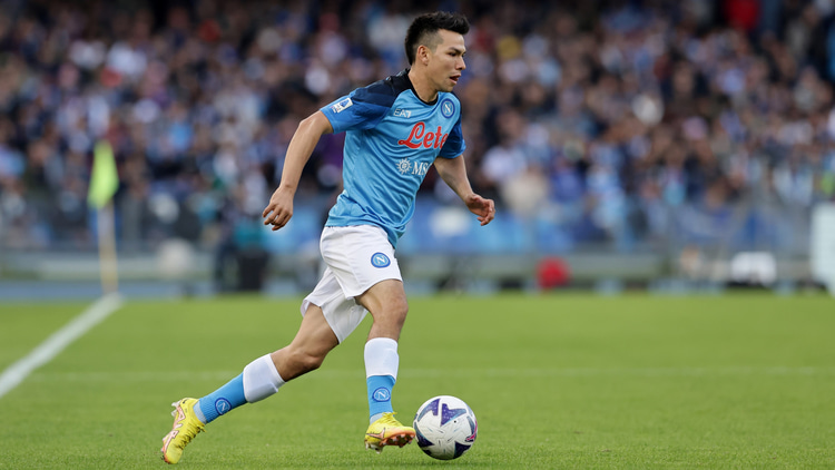 Lozano has made 145 appearances for Napoli