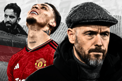 Ruben Amorim, Antony, Erik ten Hag, Man Utd, 2024/25
