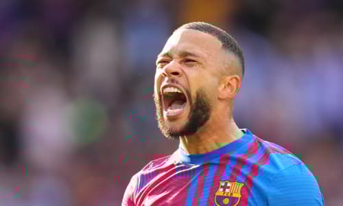 Memphis Depay, Barcelona v Real Madrid, 2021-22