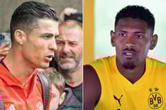 Cristiano Ronaldo and Sebastien Haller.