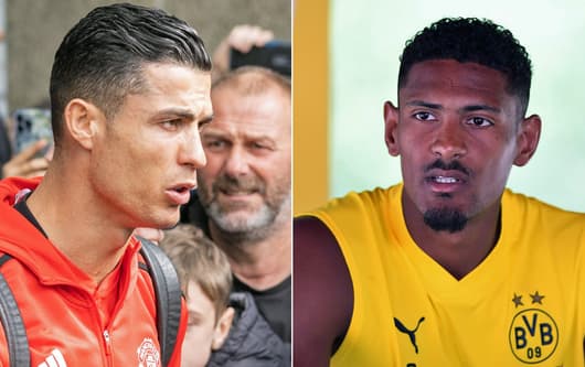 Cristiano Ronaldo and Sebastien Haller.