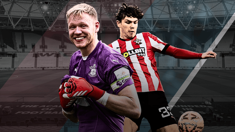 Aaron Ramsdale and Tyler Dibling