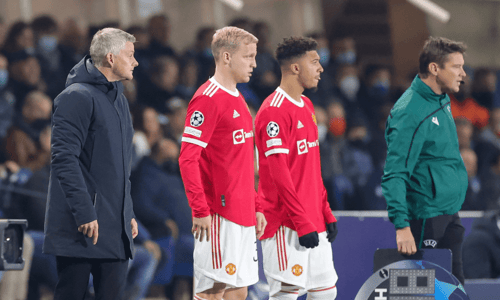 Jadon Sancho, Donny van de Beek, Manchester United