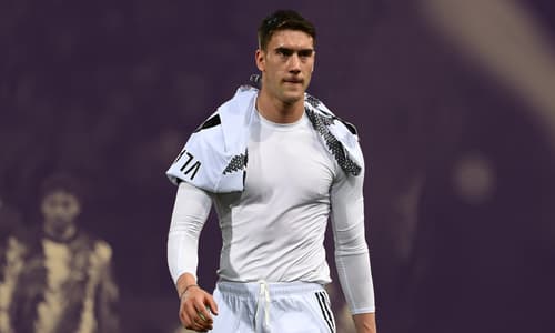 Dusan Vlahovic of Juventus after Serie A draw with Bologna