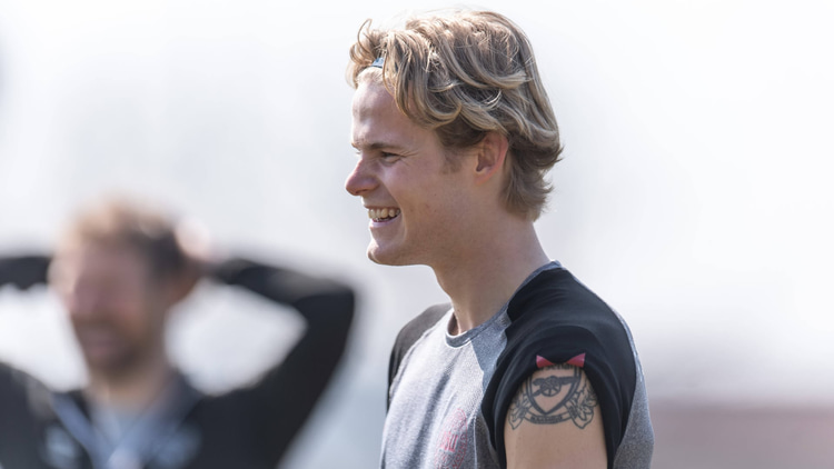 Morten Hjulmand's Arsenal tattoo