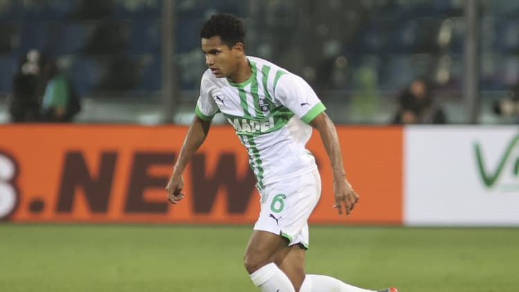 Rogério in actie voor Sassuolo.