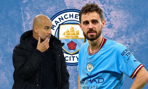 Pep Guardiola, Bernardo Silva, Man City, 2022/23